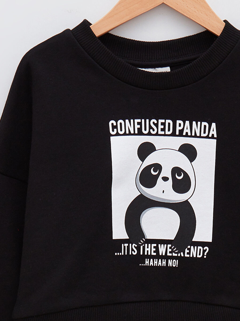 LCW Kids Rundhalsausschnitt Bedruckt Langarm Sweatshirt für Mädchen -W1CI23Z4-CVL