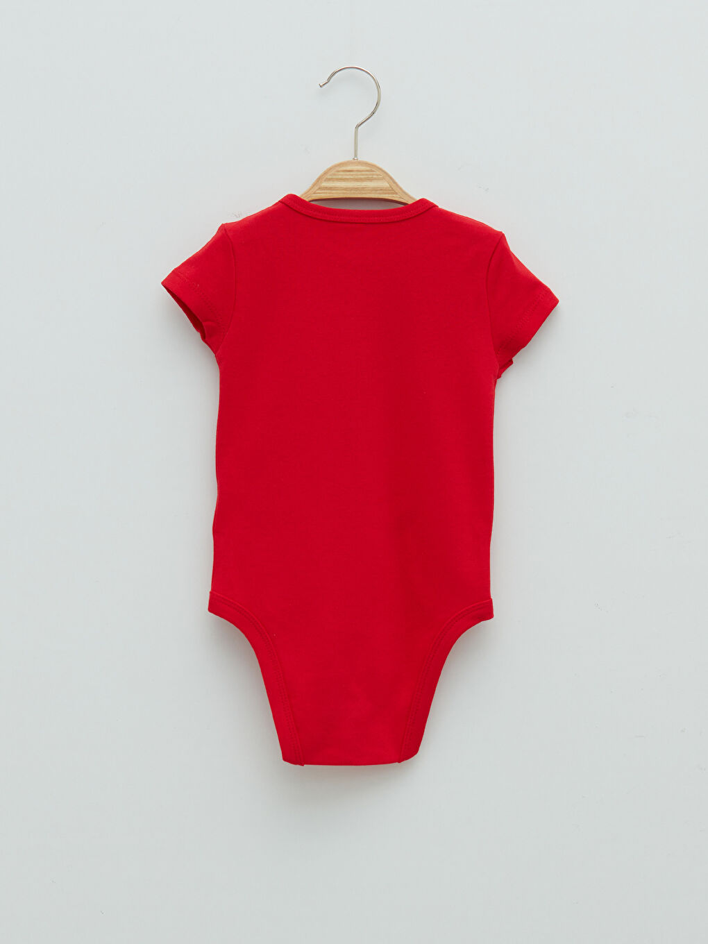 Crew Neck Short Sleeve Christmas Cotton Baby Boy Snap Snap Body 2 Pack-3