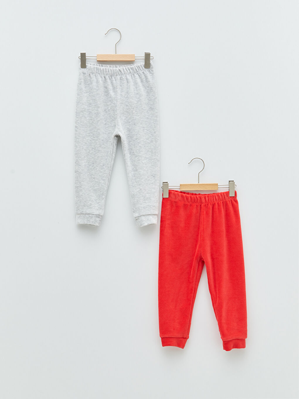 LCW baby Elastic Waist Embroidery Detailed Baby Boy Pajama Bottoms 2-Pack -W1CI40Z1-CX8
