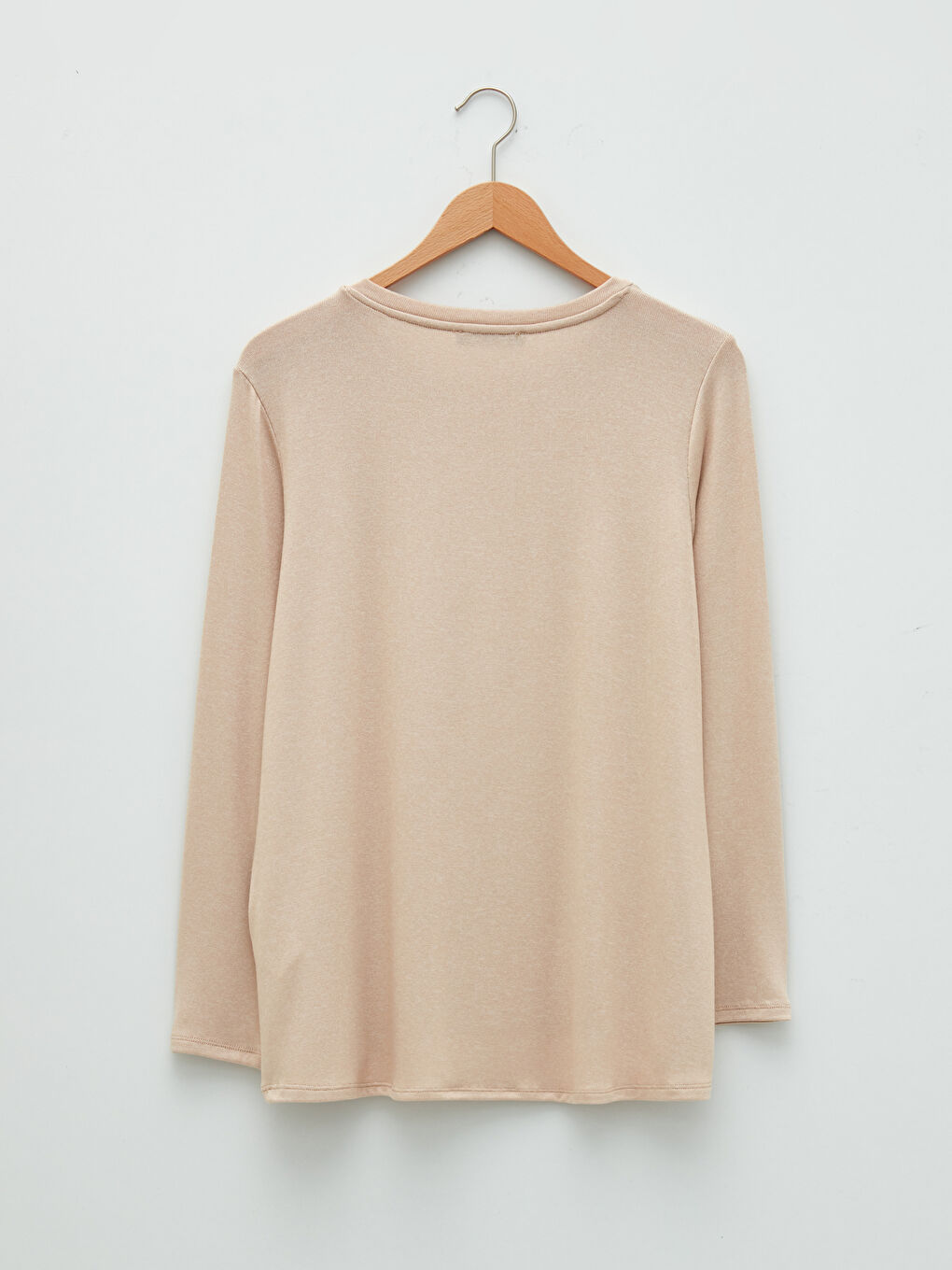 Crew Neck Long Sleeve Patterned Maternity T-Shirt-6