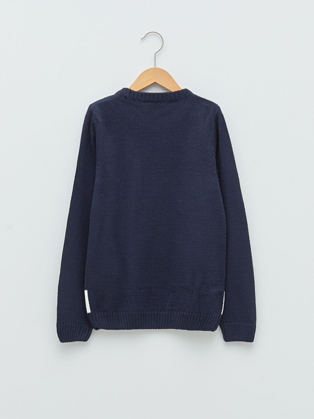 LCW Kids Crew Neck Christmas Themed Long Sleeve Boy Knitwear Sweater -W1CI93Z4-PA5