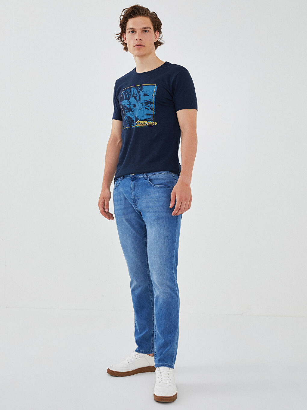 İndigo 750 Slim Fit Erkek Jean Pantolon-1