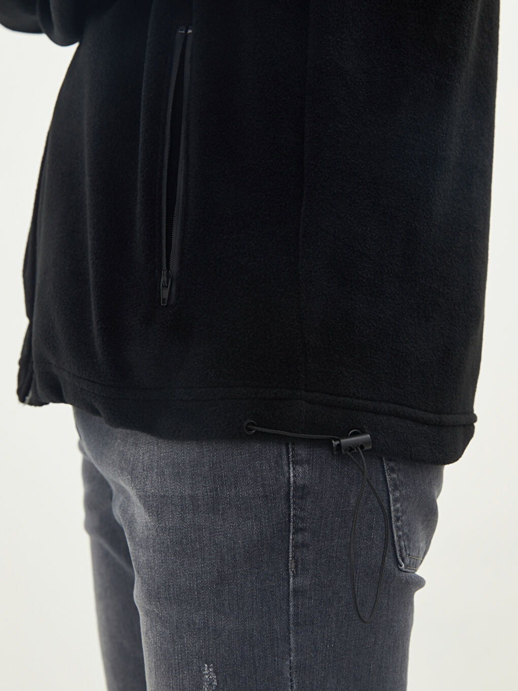 XSIDE College Collar Long Sleeve Men's Zip-Up Sweatshirt -W1CJ04Z8-CVL
