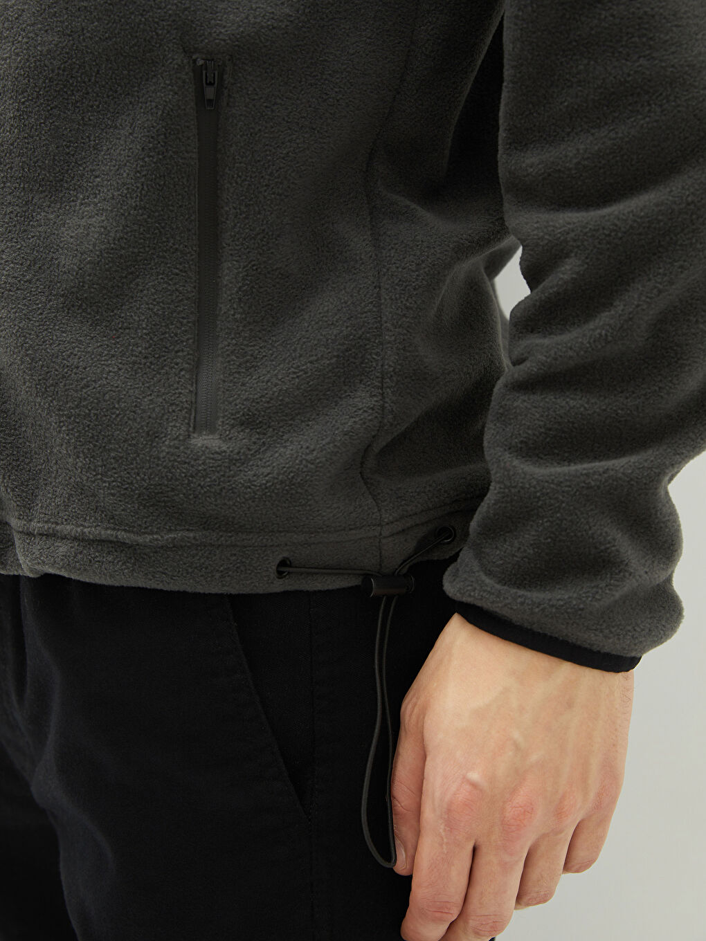 XSIDE College Collar Long Sleeve Men's Zip-Up Sweatshirt -W1CJ04Z8-L8N