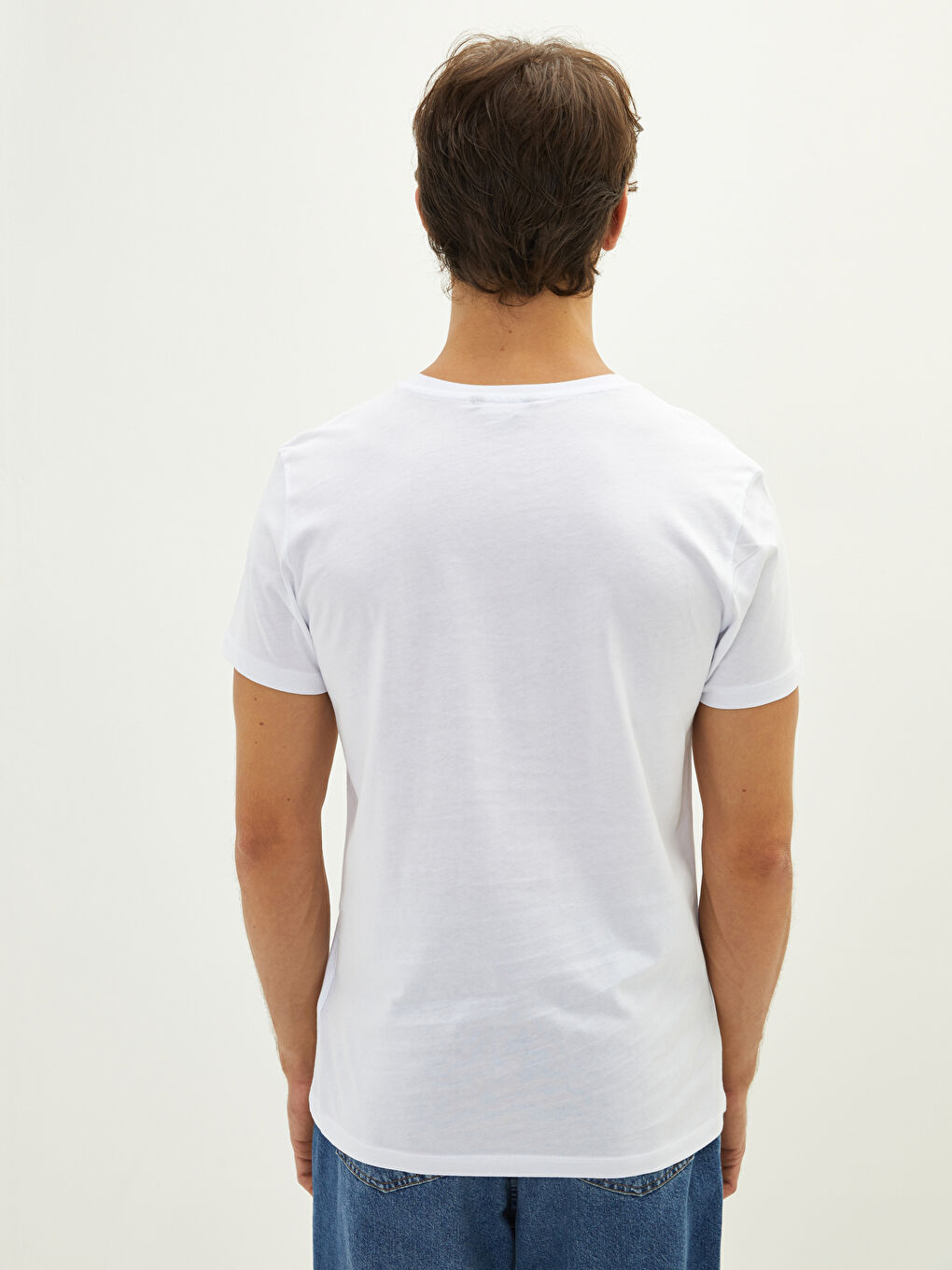 Crew Neck Short Sleeved New Year Themed Combed Men's T-Shirt Father and Son Combination-4