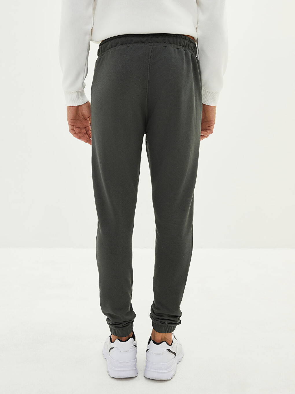 Haki Slim Fit Erkek Jogger Eşofman Altı Baba ve Oğul Kombini-3