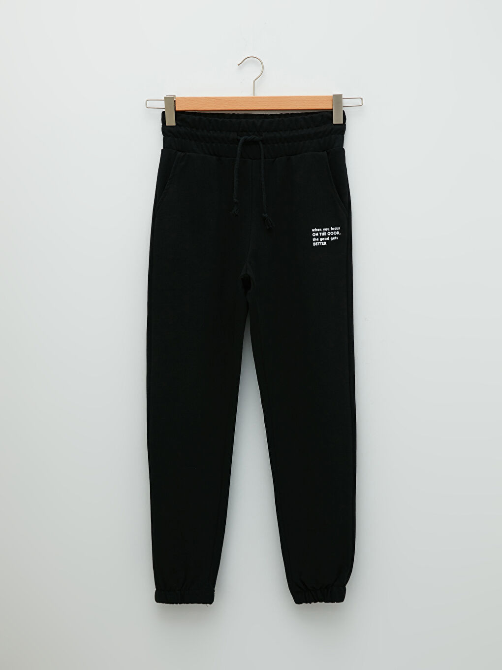 بنطلون رياضي بخصر مطاطي بتفاصيل جيب مطبوع للسيدات-5