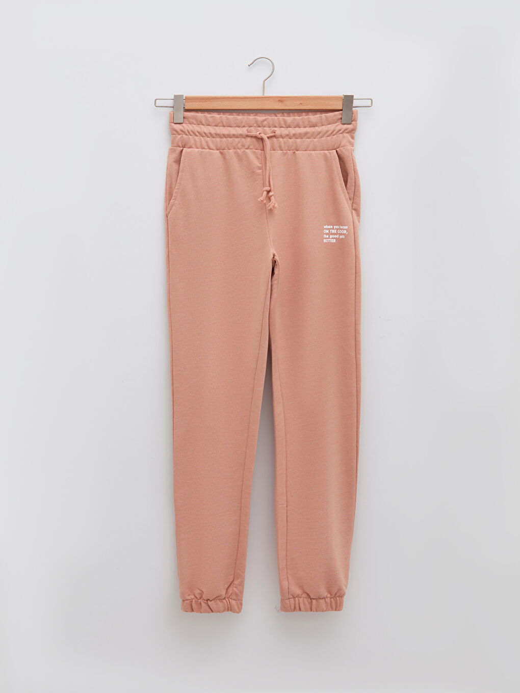 LCW Vision Elastic Waist Printed Pocket Detailed Women's Jogger Sweatpants -W1CK15Z8-FPB