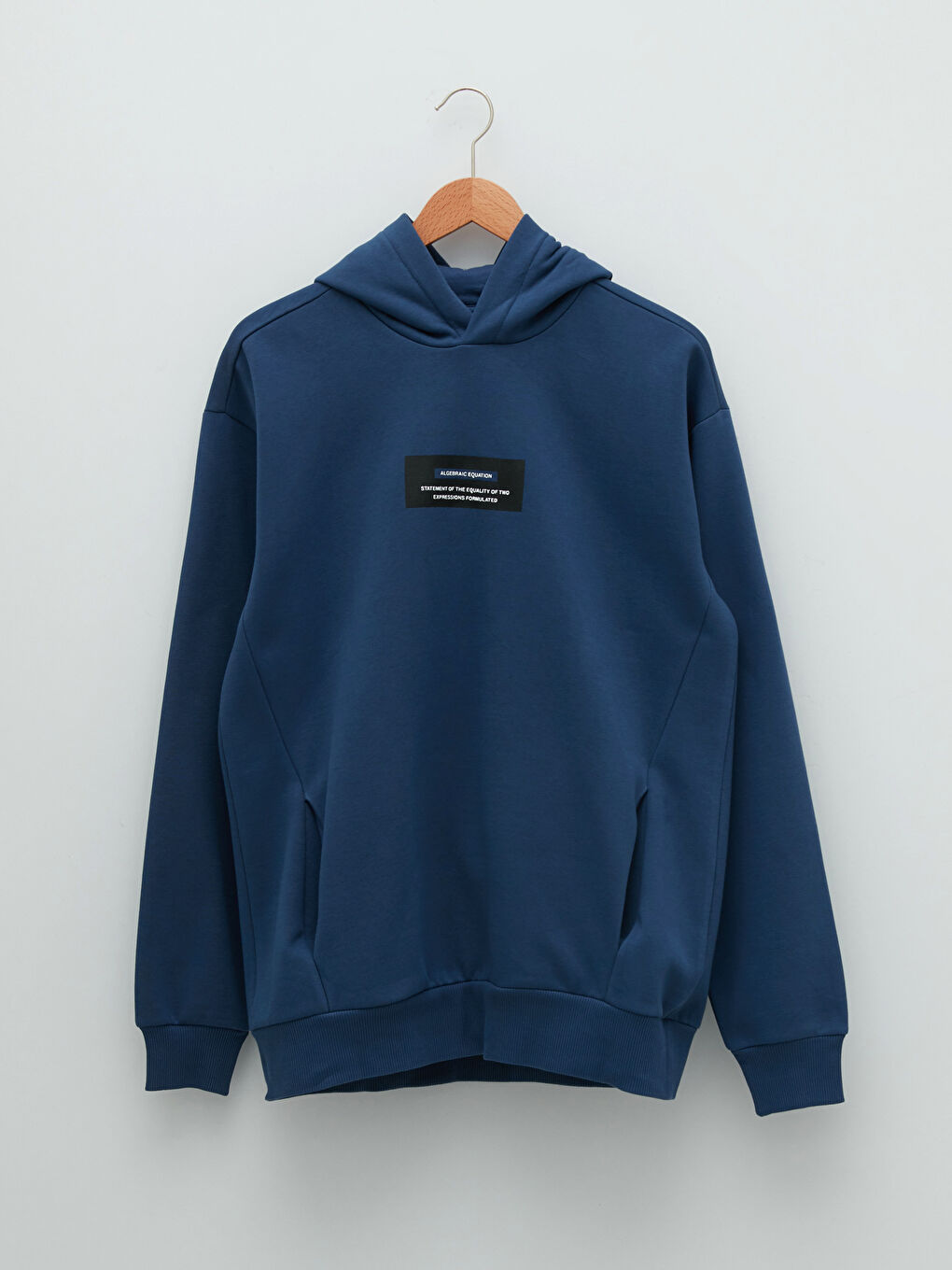Long Sleeve Printed Men's Thick Hoodie