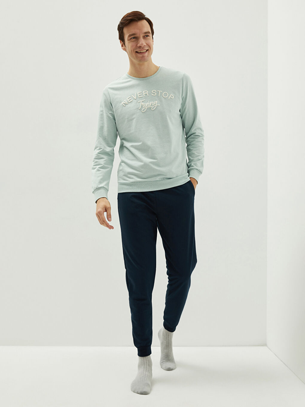 Pyjama-Set für Herren in regulärer Passform