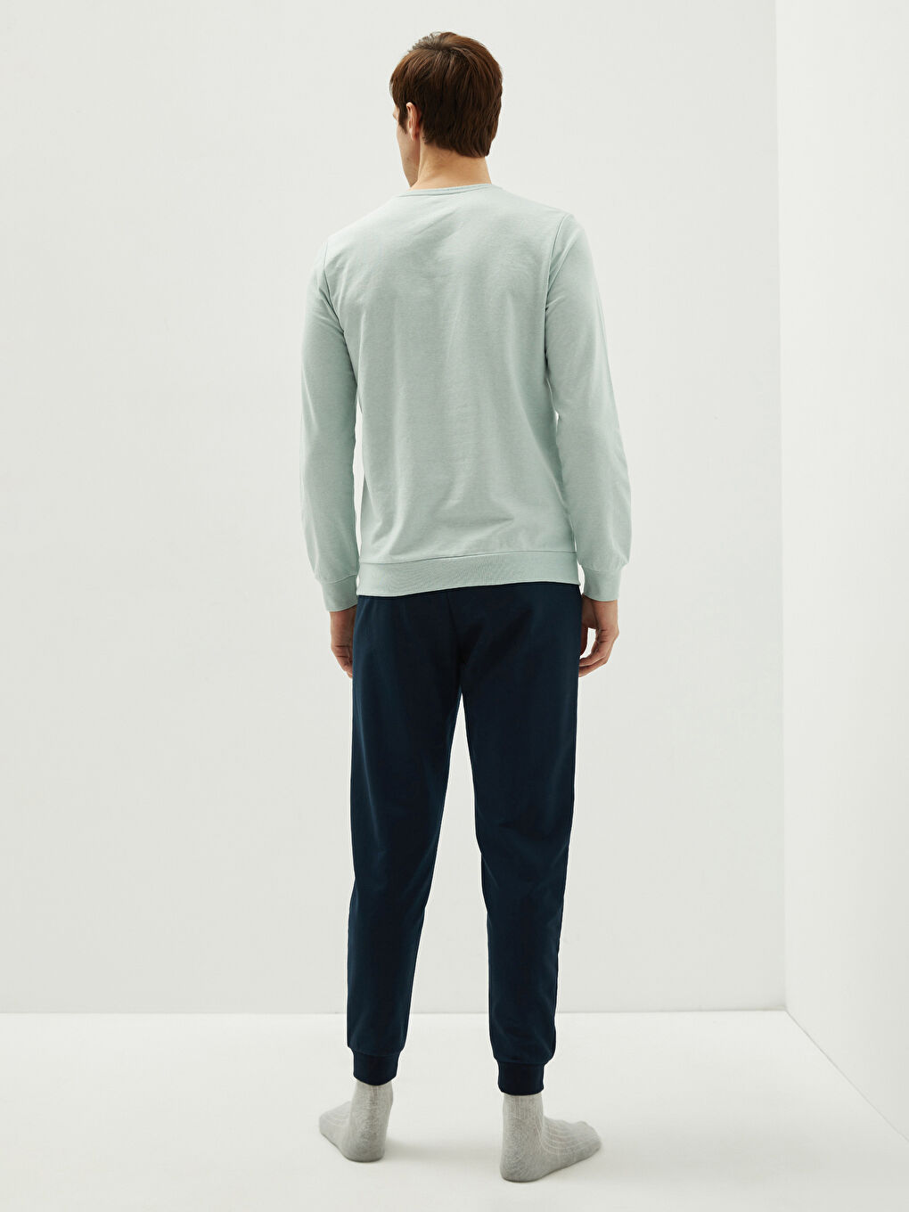 Pyjama-Set für Herren in regulärer Passform-4