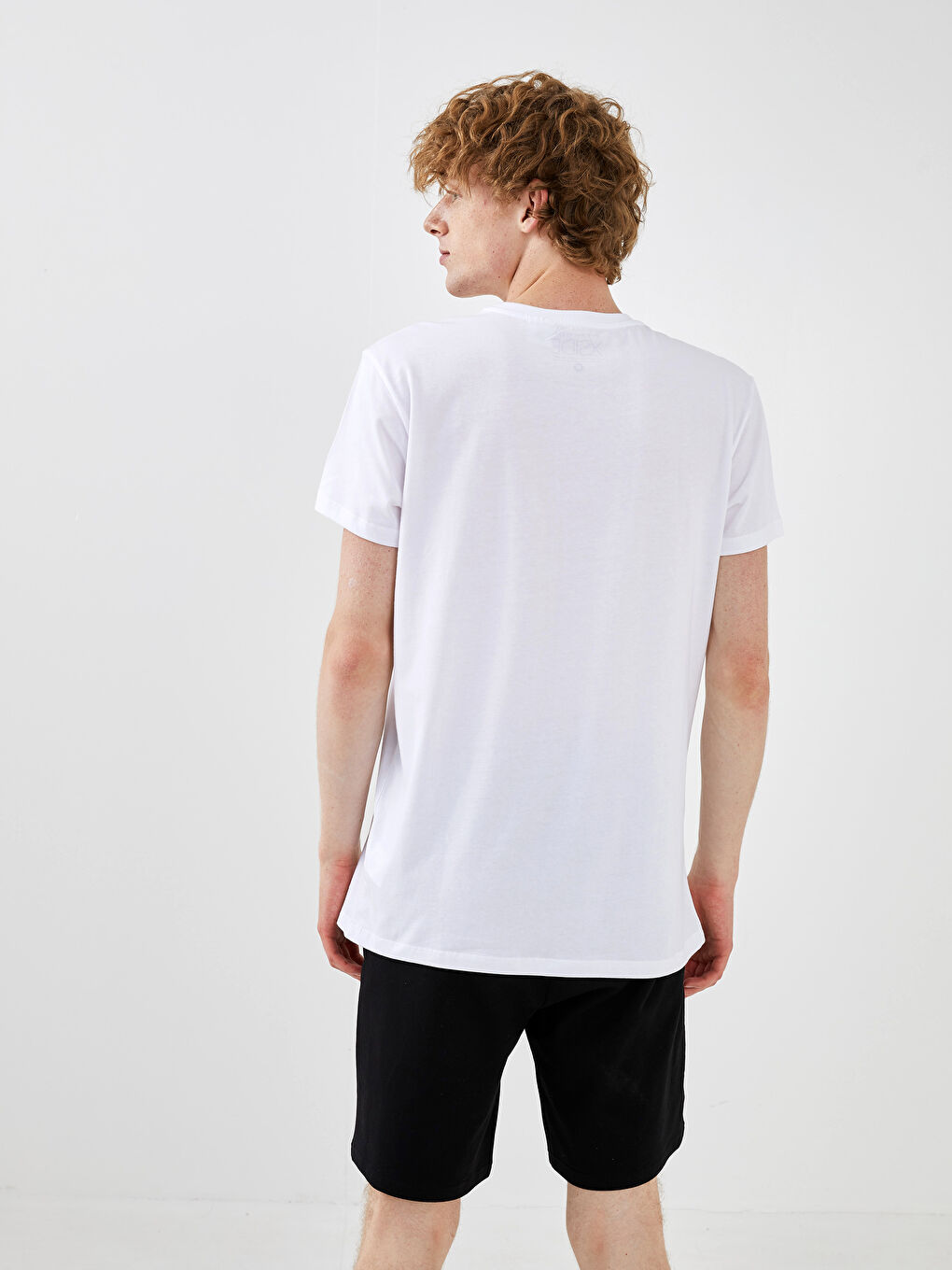 Crew Neck Short Sleeve SmileyWorld Printed Men's T-Shirt-5