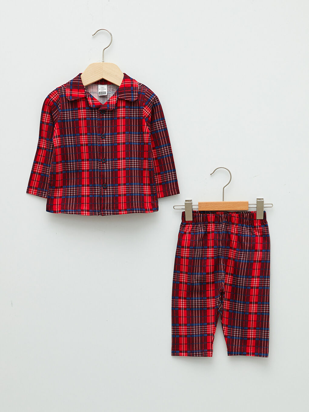 LCW baby Polo Collar Long Sleeve Cotton Baby Boy Pajamas Set -W1CM51Z1-LTP