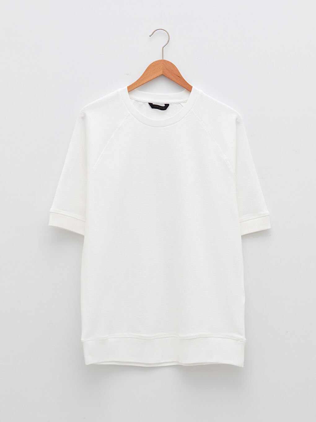 Crew Neck Short Sleeve Men's Sweatshirt