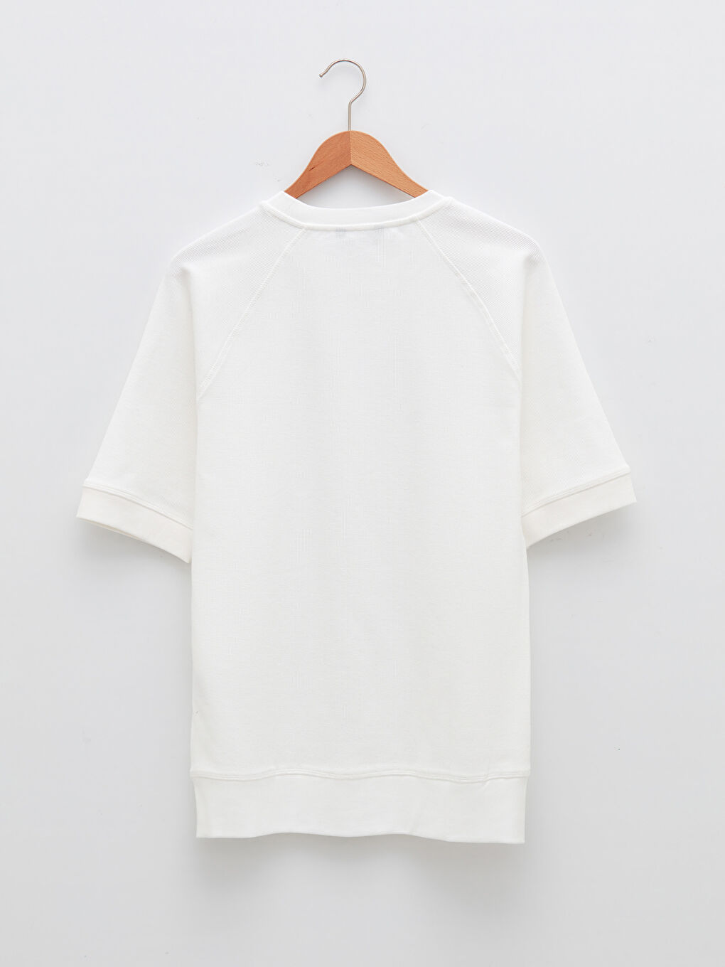 Crew Neck Short Sleeve Men's Sweatshirt-1