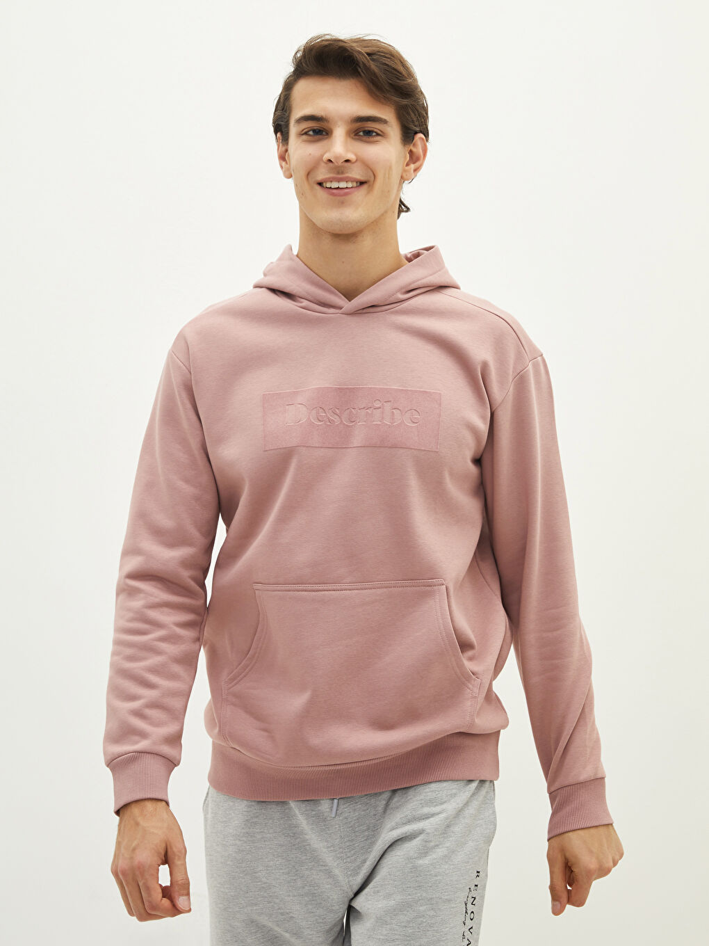 Long Sleeve Printed Men's Thick Hoodie-1