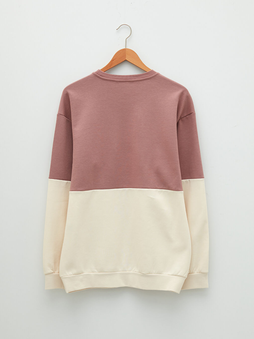 Crew Neck Long Sleeve Color Block Men's Sweatshirt-6
