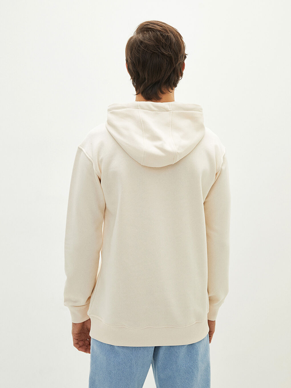 Long Sleeve Embroidered Men's Thick Hoodie-4