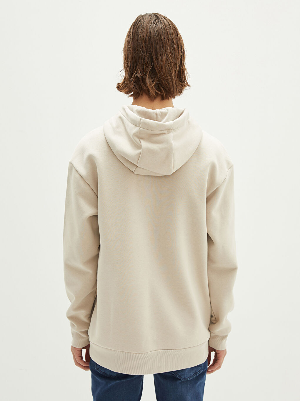 Sweatshirt à Capuche Épais Imprimé pour Hommes à Manches Longues-4