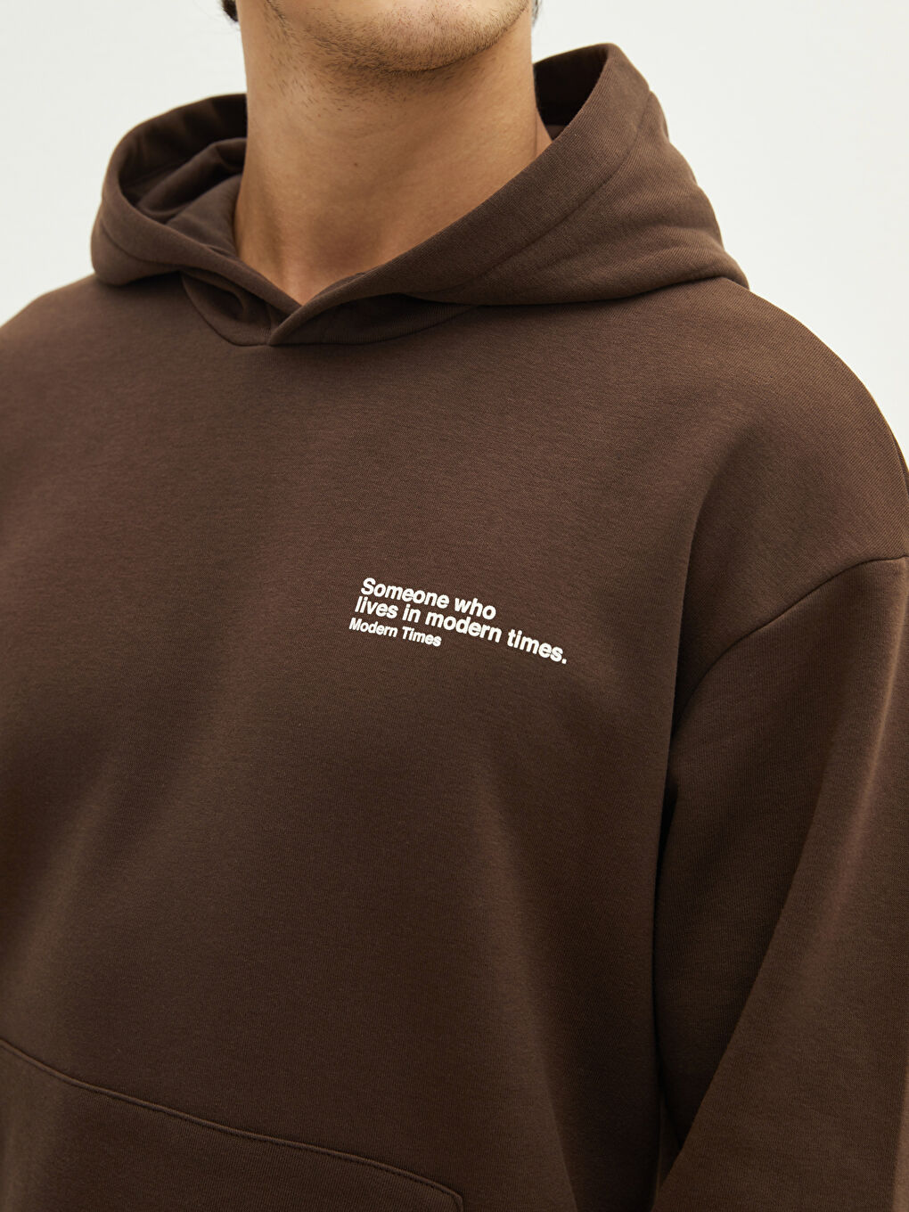 Long Sleeve Printed Men's Thick Hoodie-3