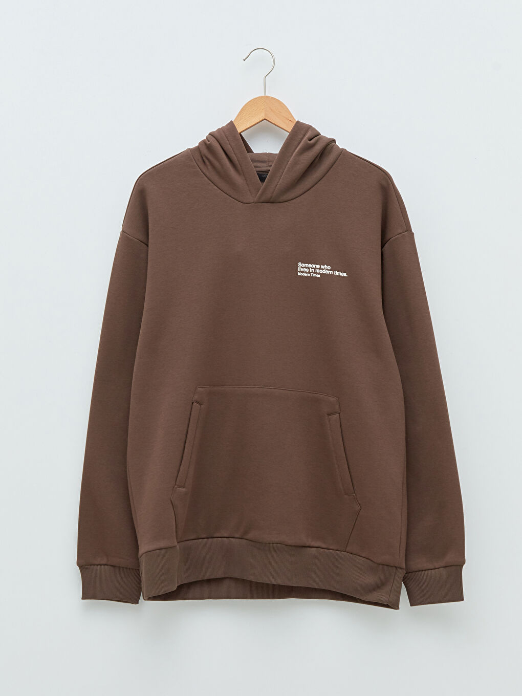 Long Sleeve Printed Men's Thick Hoodie-5