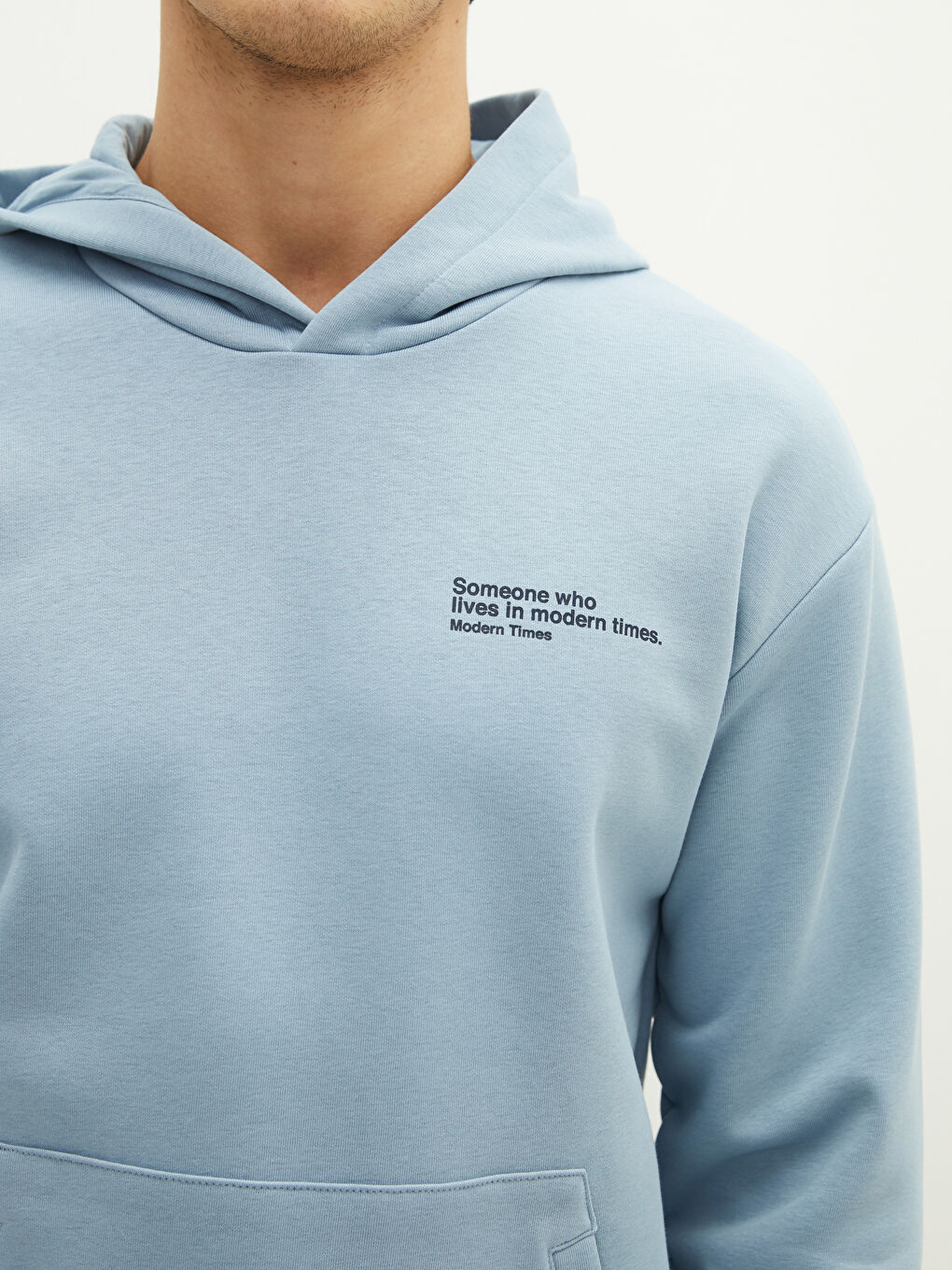 XSIDE Long Sleeve Printed Men's Thick Hoodie -W1CM94Z8-RUL