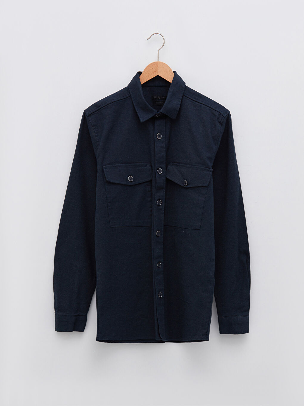 Standard Fit Long Sleeve Gabardine Men's Shirt-5