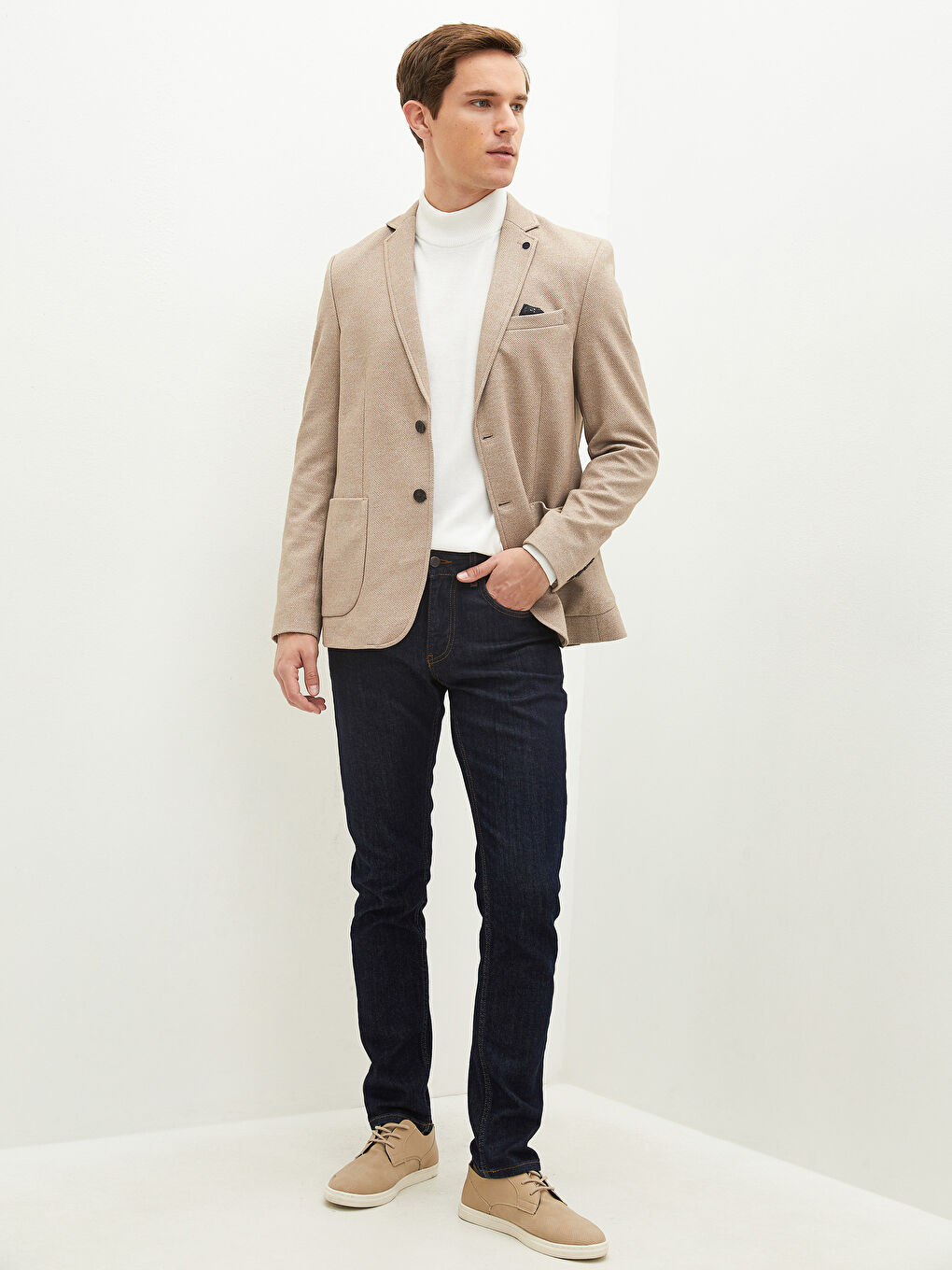 Slim Fit Men's Blazer Jacket-3