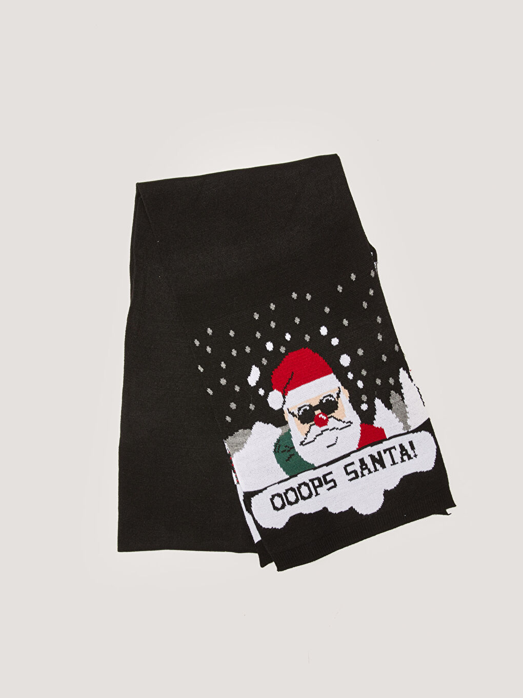 Christmas Themed Men's Tricot Scarf -W1CN82Z8-HUC