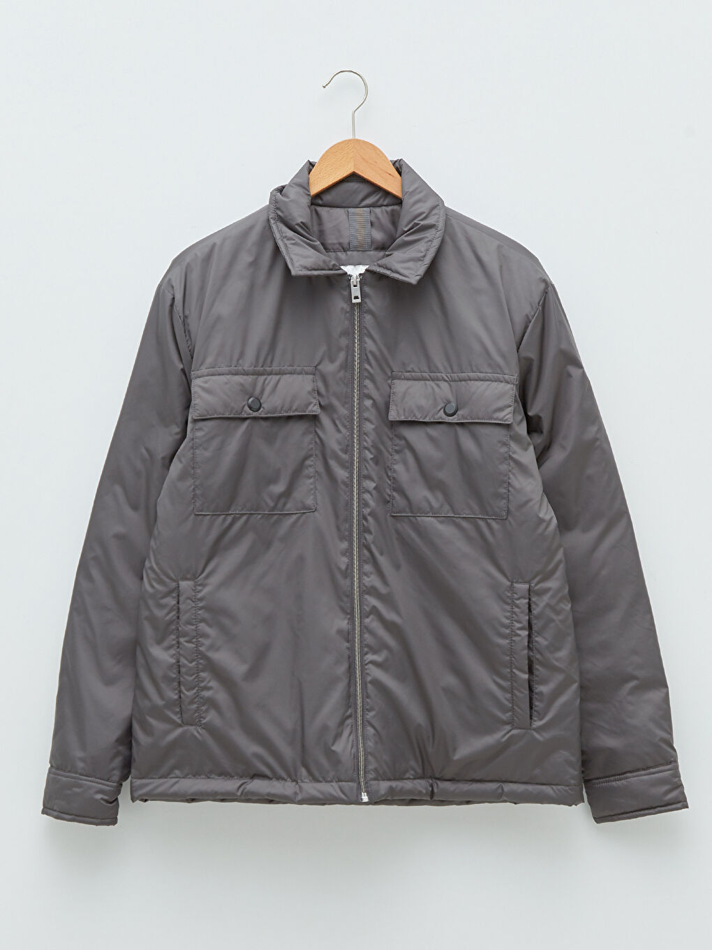 Veste Pour Hommes Coupe Svelte À Col-5