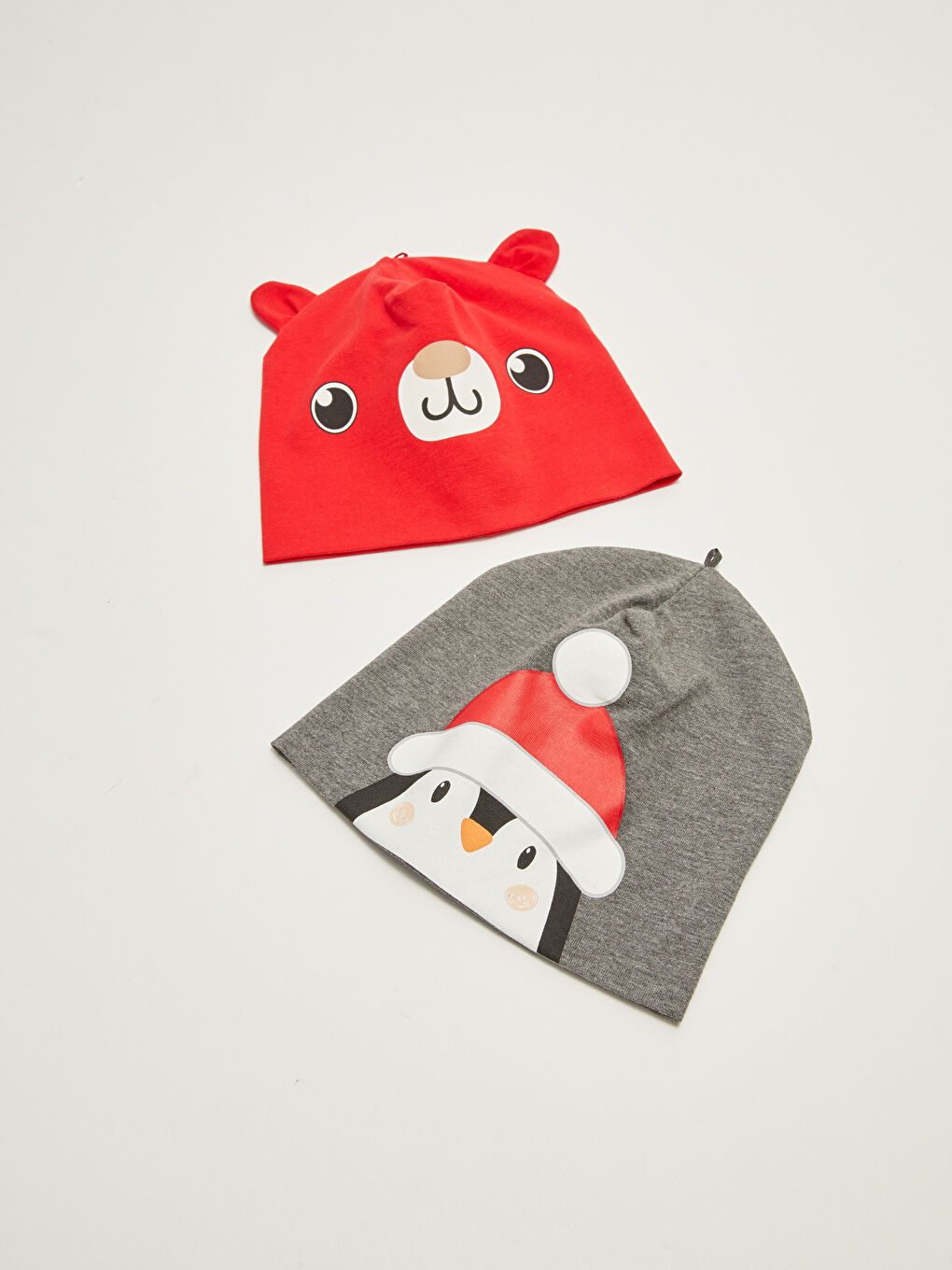 Printed Cotton Baby Boys' Beanie 2 Pack