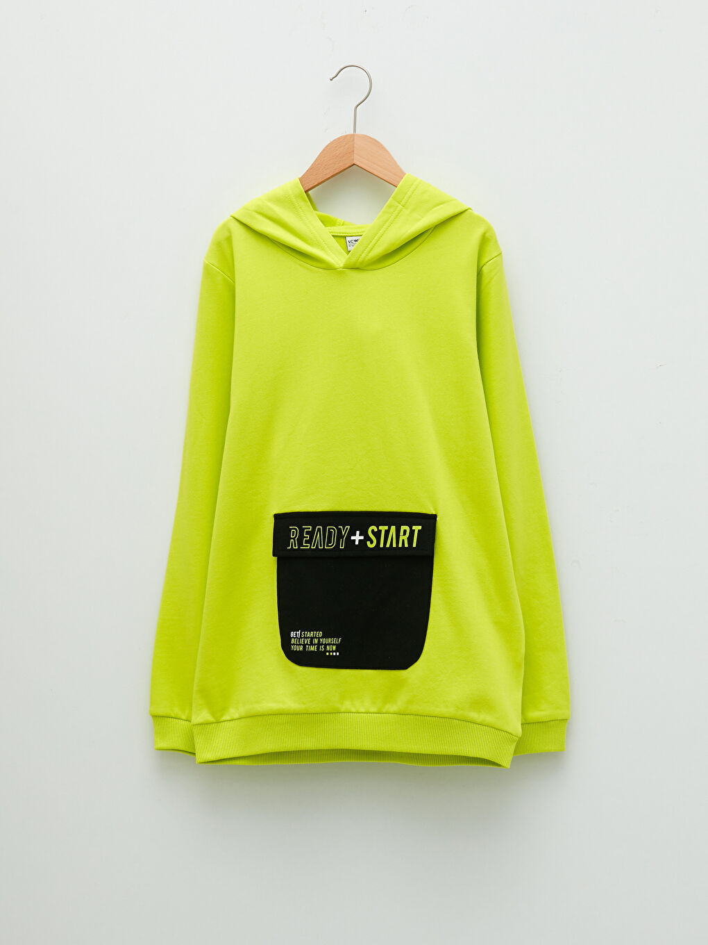 Hooded Printed Long Sleeve Boys' Sweatshirt