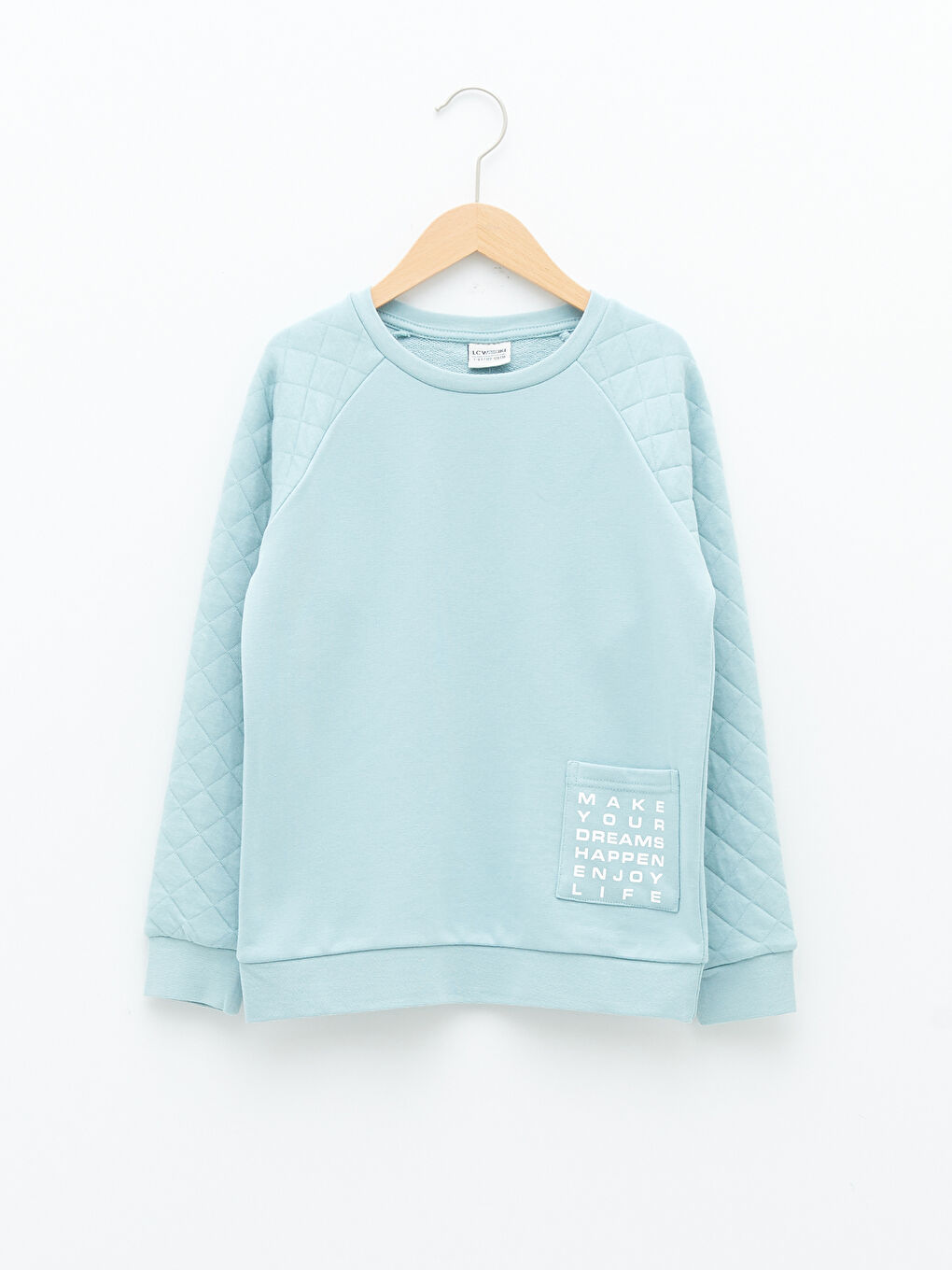 Crew Neck Printed Long Sleeve Boys' Sweatshirt