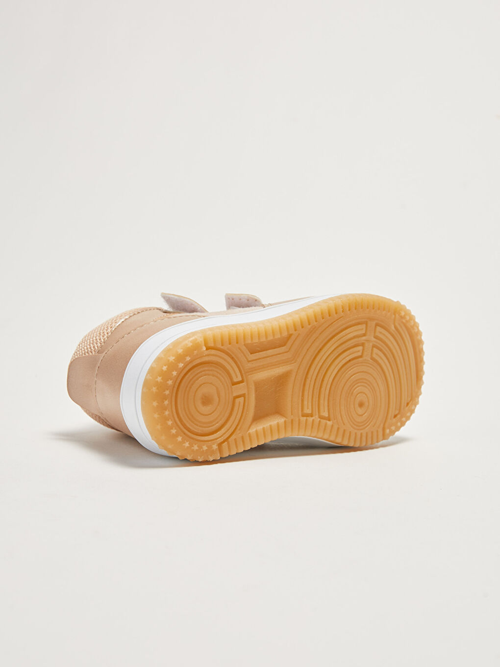 Sarı Deri Görünümlü Kız Bebek Spor Ayakkabı-3