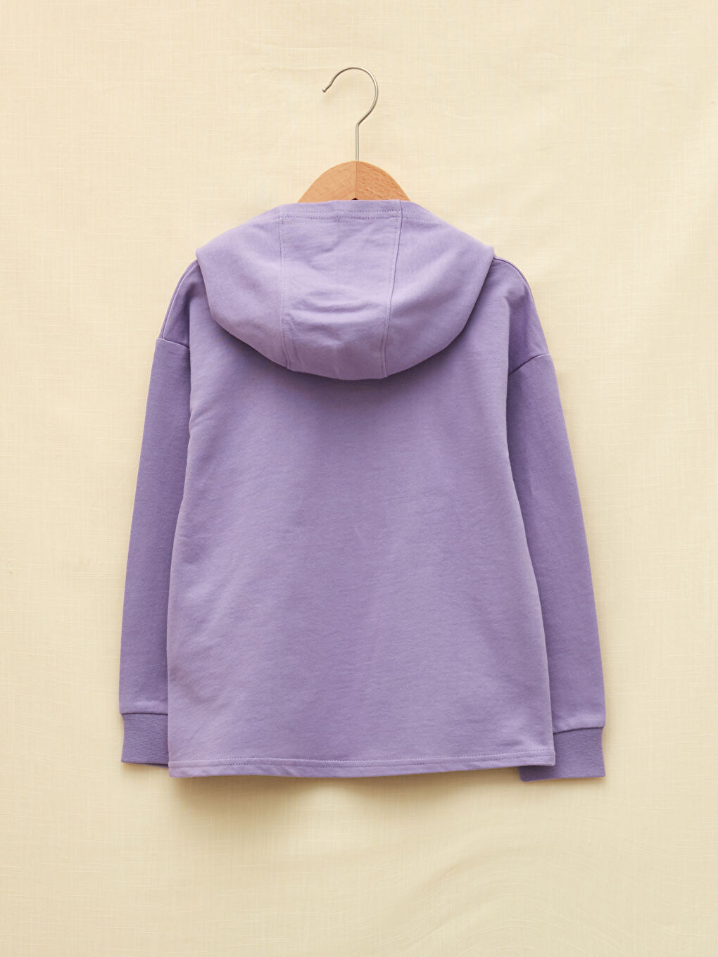 Hooded Printed Long Sleeve Boys' Sweatshirt-1