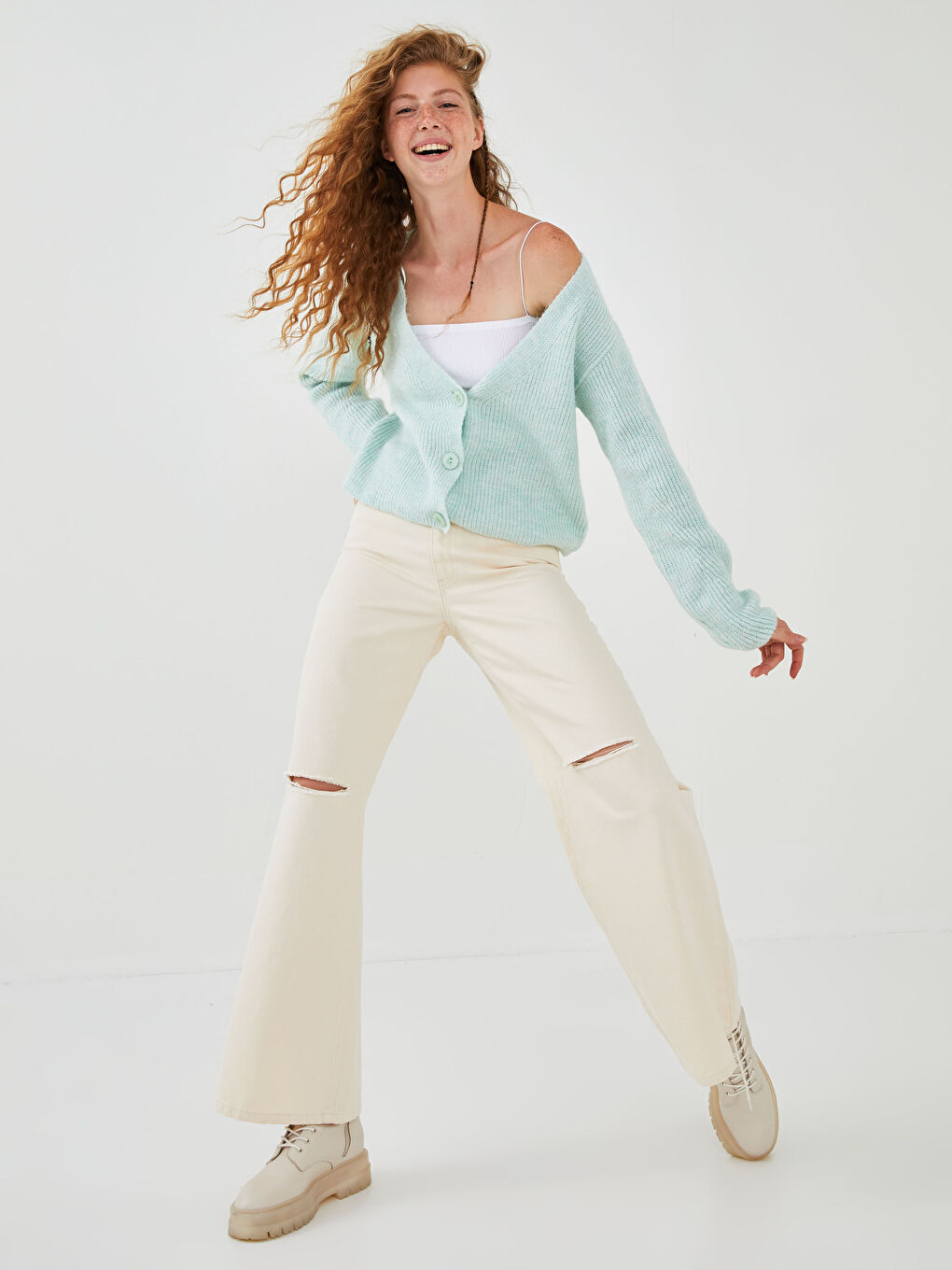 High Waist Wideleg Women's Rodeo Jeans-7