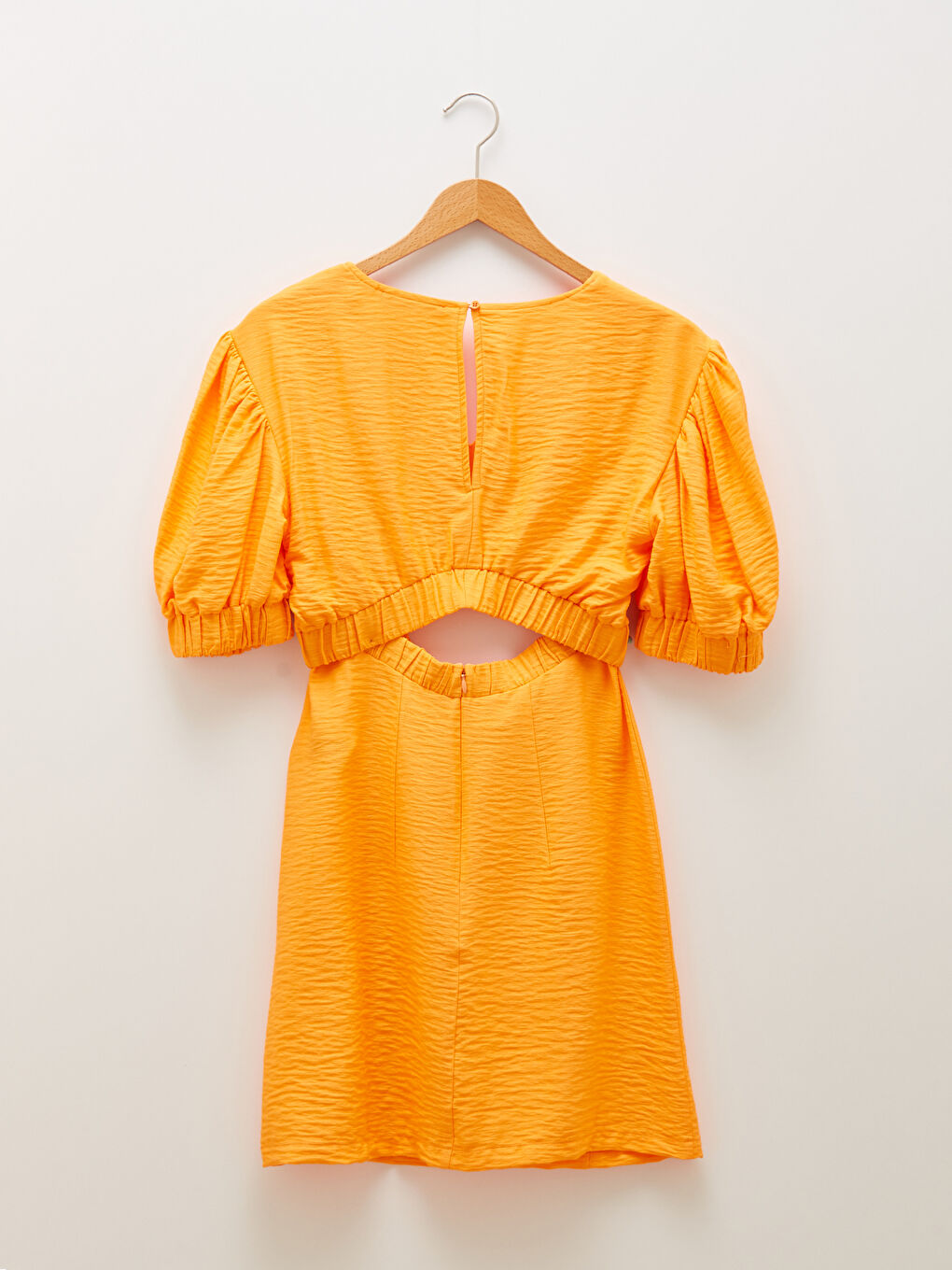 XSIDE V-Neck Straight Short Sleeve Window Detail Women's Dress -W1CT52Z8-GLP
