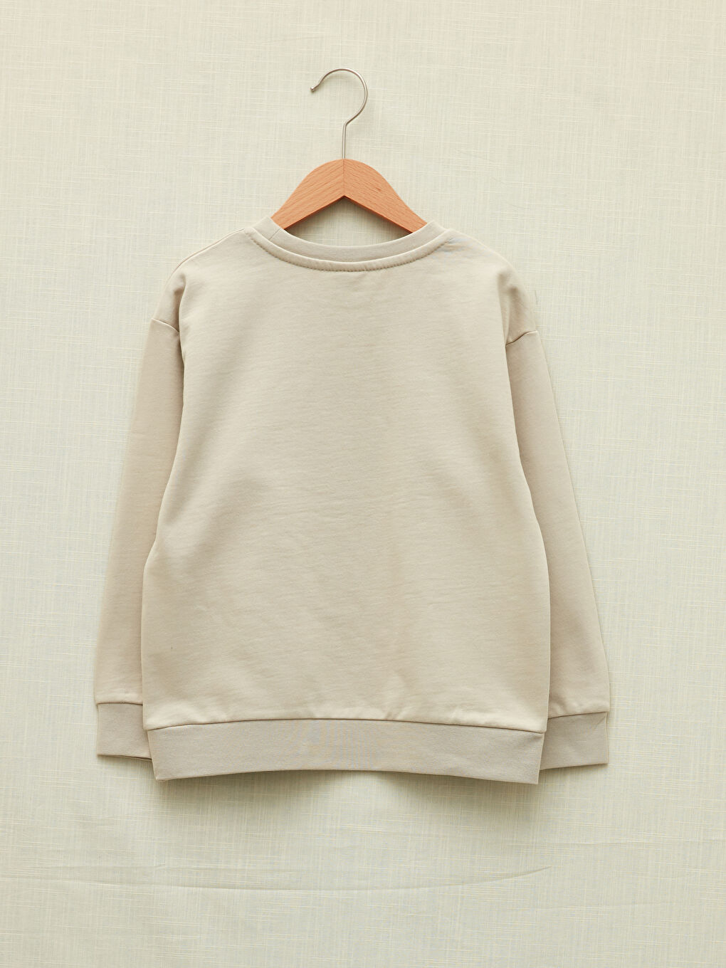 LCW Kids Bisiklet Yaka Baskılı Uzun Kollu Erkek Çocuk Sweatshirt -W1CU17Z4-G5V
