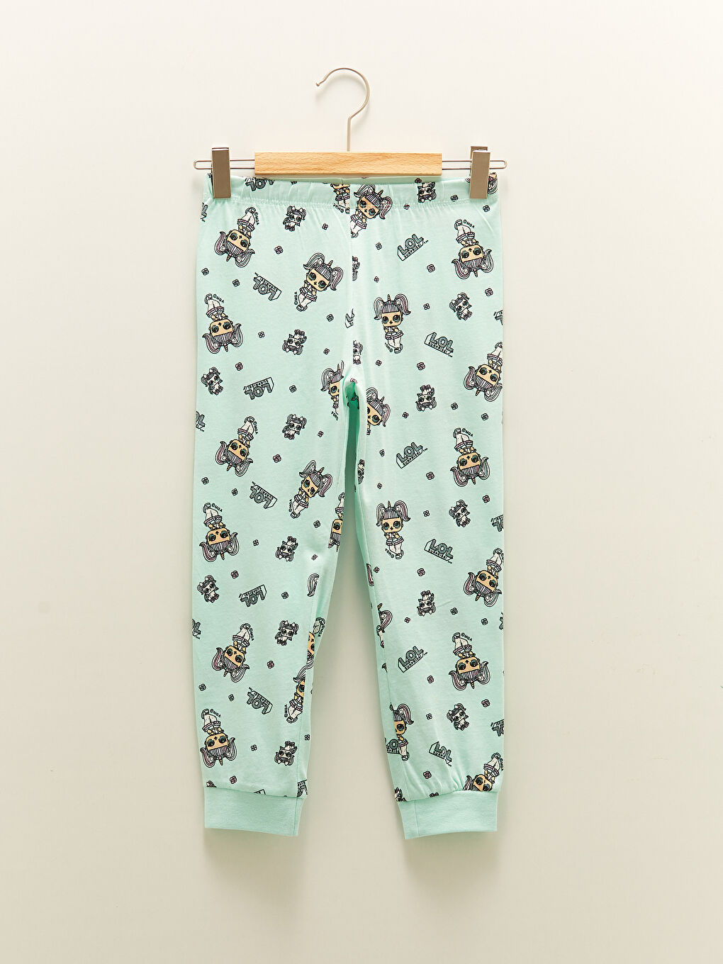 LCW Kids Crew Neck LOL Surprise OMG Licensed Long Sleeve Girl Pajama Set -W1CU53Z4-FWW