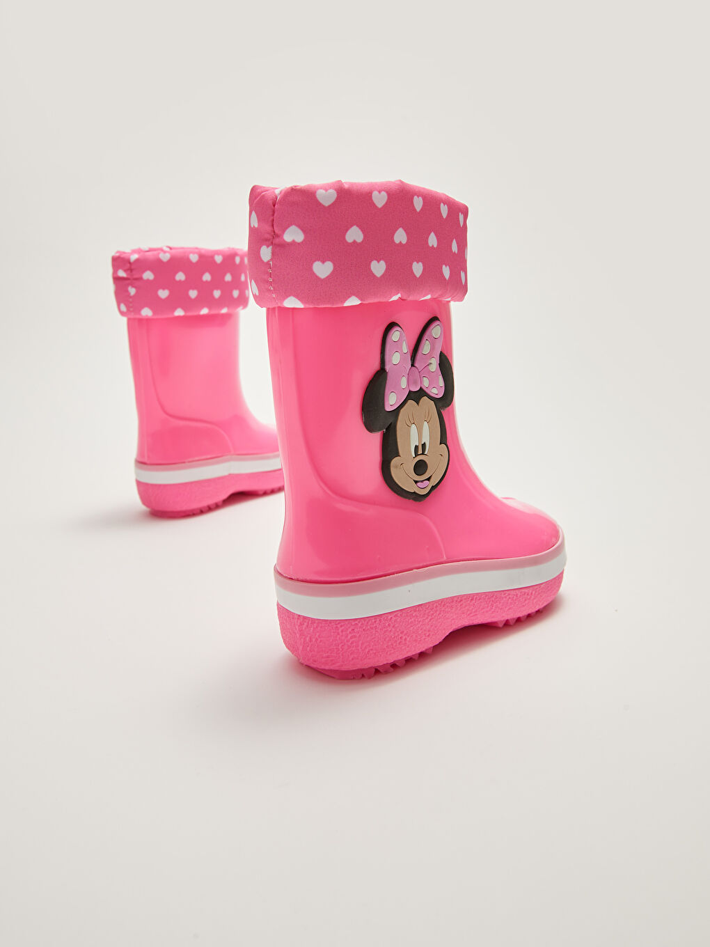 Pembe Minnie Mouse Lisanslı Kız Bebek Yağmur Botu-4
