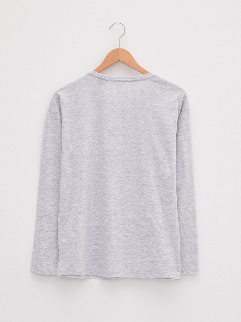 әйелдерге арналған ұзын жеңді дөңгелек жағалы винни пух принтті рождестволық тақырыптағы пижама жинағы-8