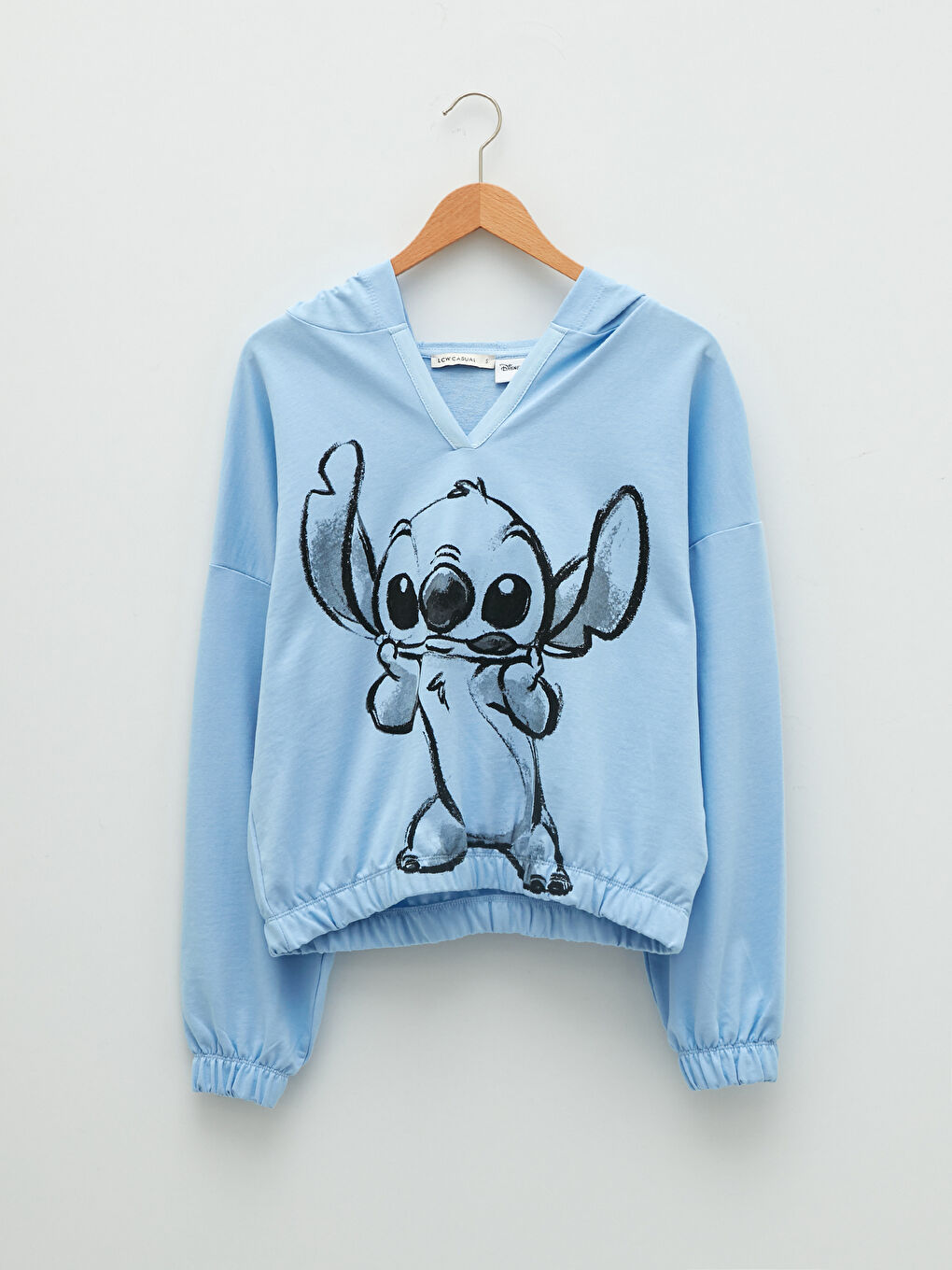 Women's Hoodie Lilo & Stitch Printed Long Sleeve Sweatshirt-4