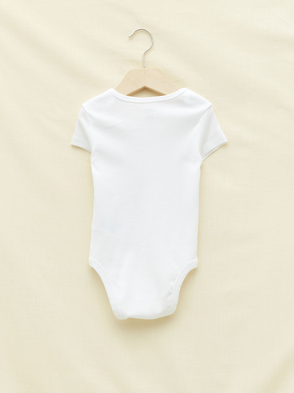 بودي سوت أولادي رضع بأكمام قصيرة وياقة دائرية وكباسين طقطق عبوة من قطعتين-3