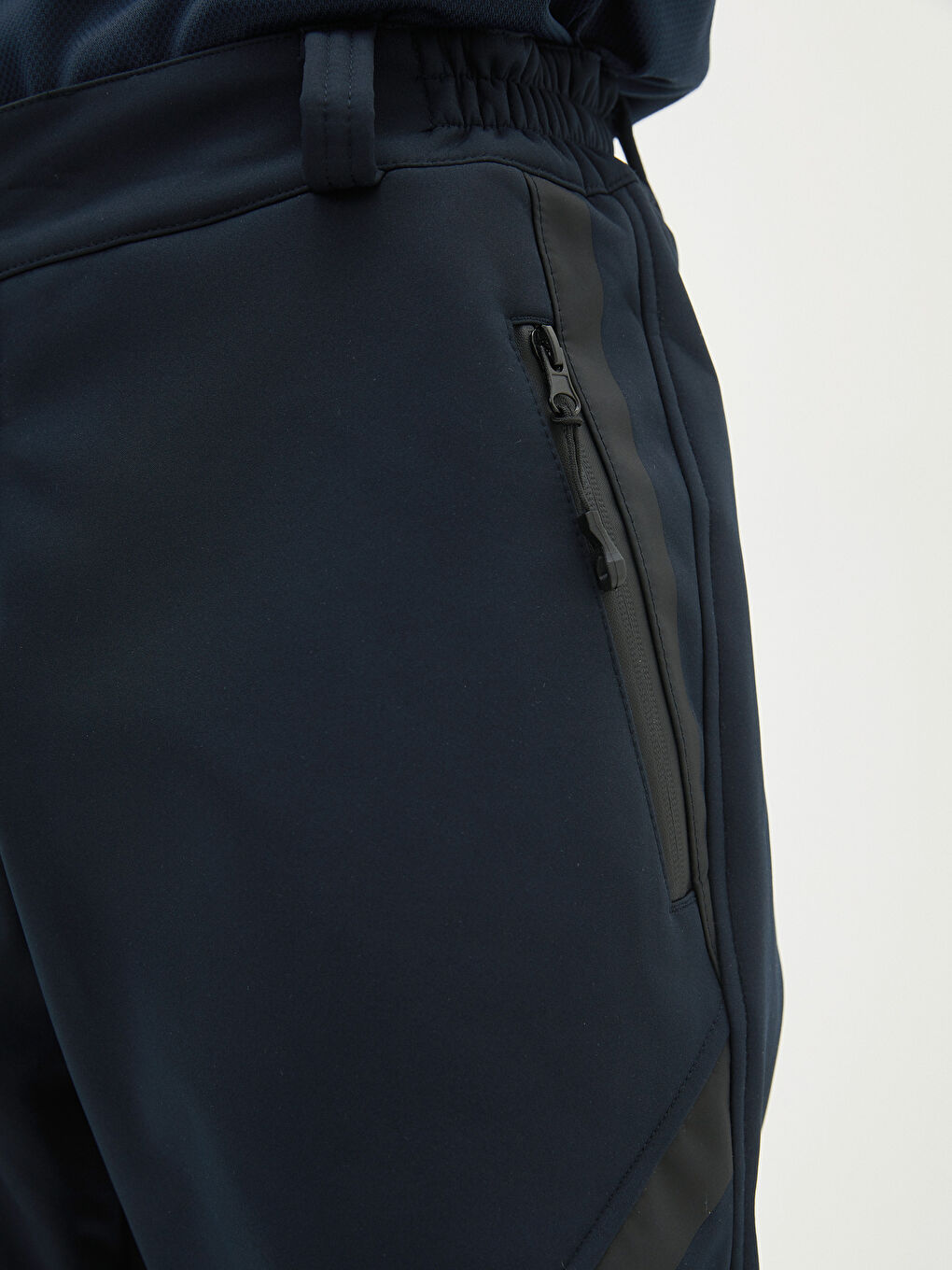 Lacivert Standart Kalıp Erkek Kayak Pantolonu-3