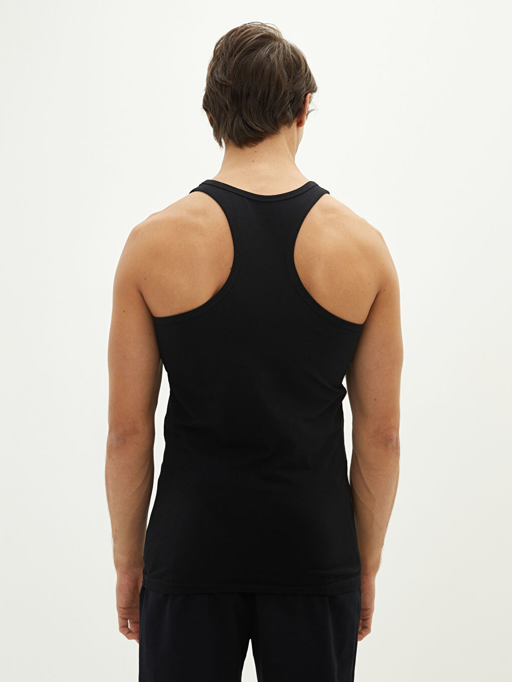 Gilet de Sport Homme en Coton Imprimé à Col Rond-4