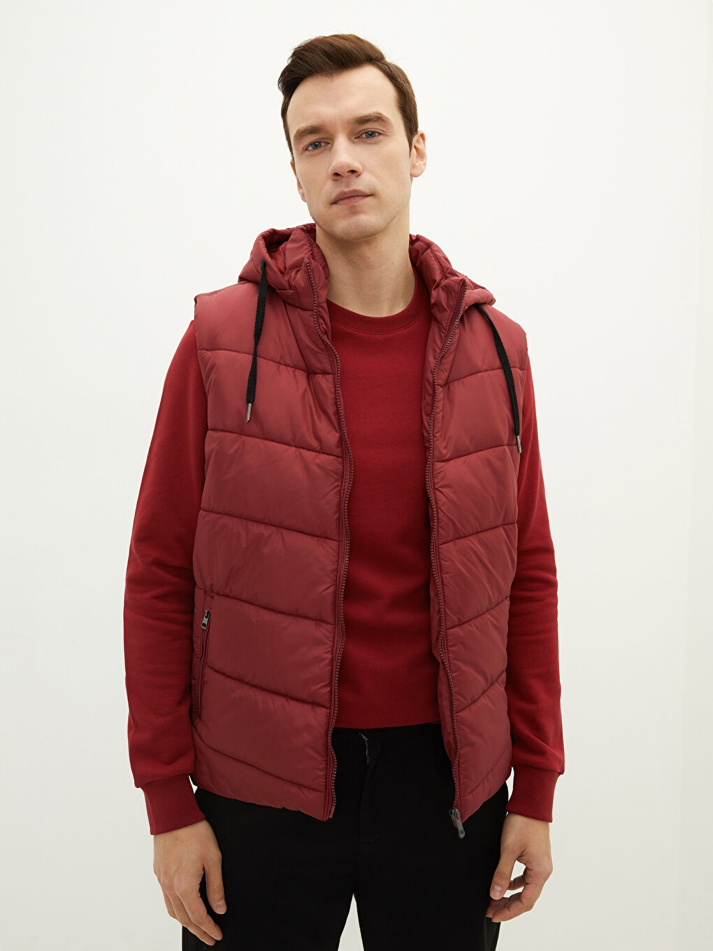 Gilet à Capuche pour Hommes Coupe Standard