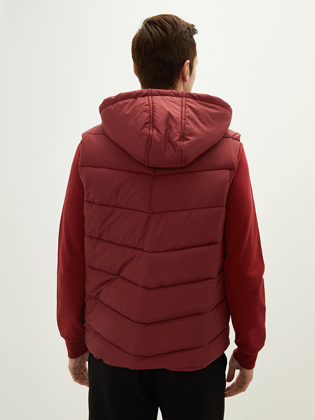 Gilet à Capuche pour Hommes Coupe Standard-4