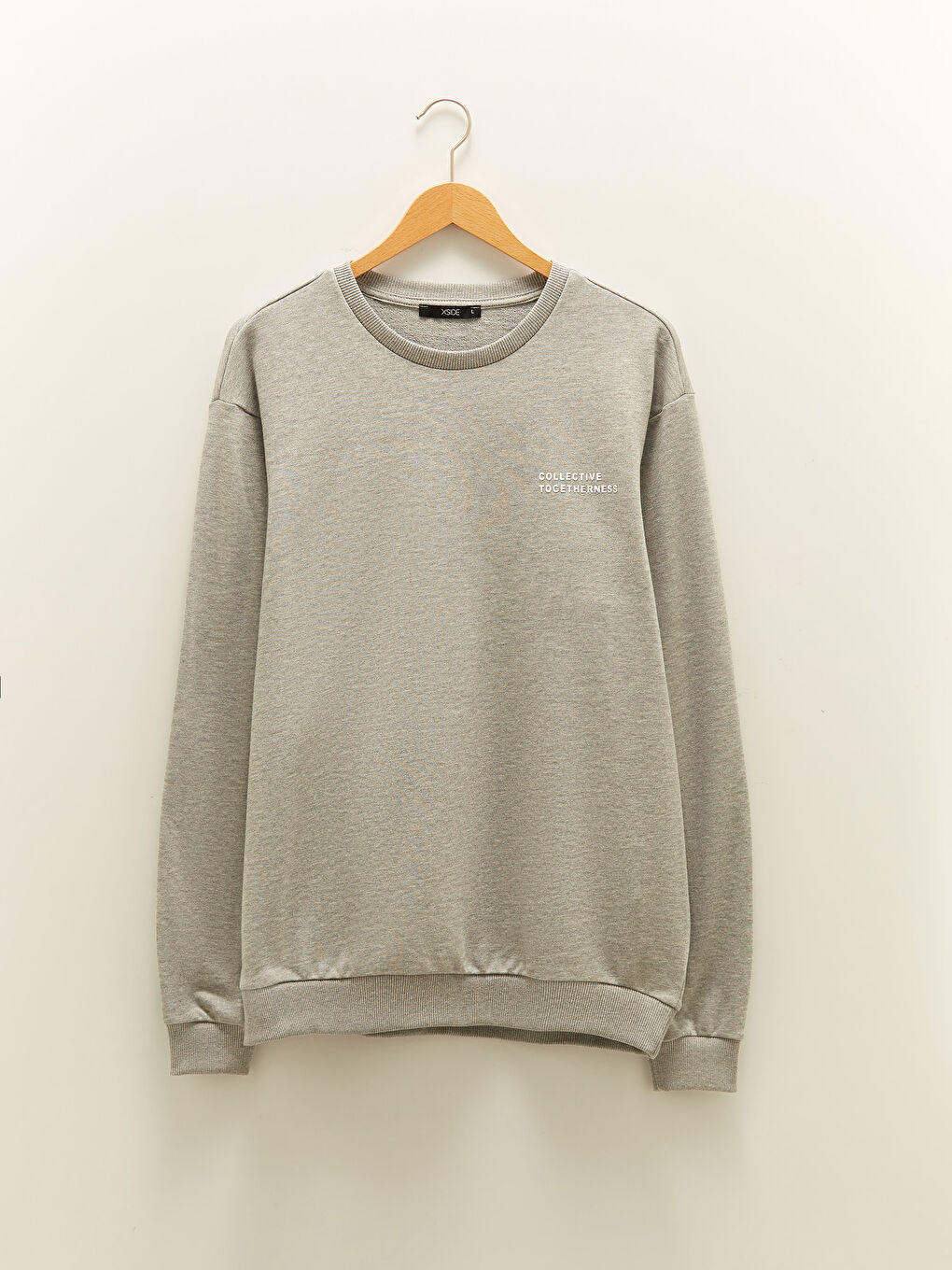 Crew Neck Long Sleeve Printed Men's Sweatshirt-5