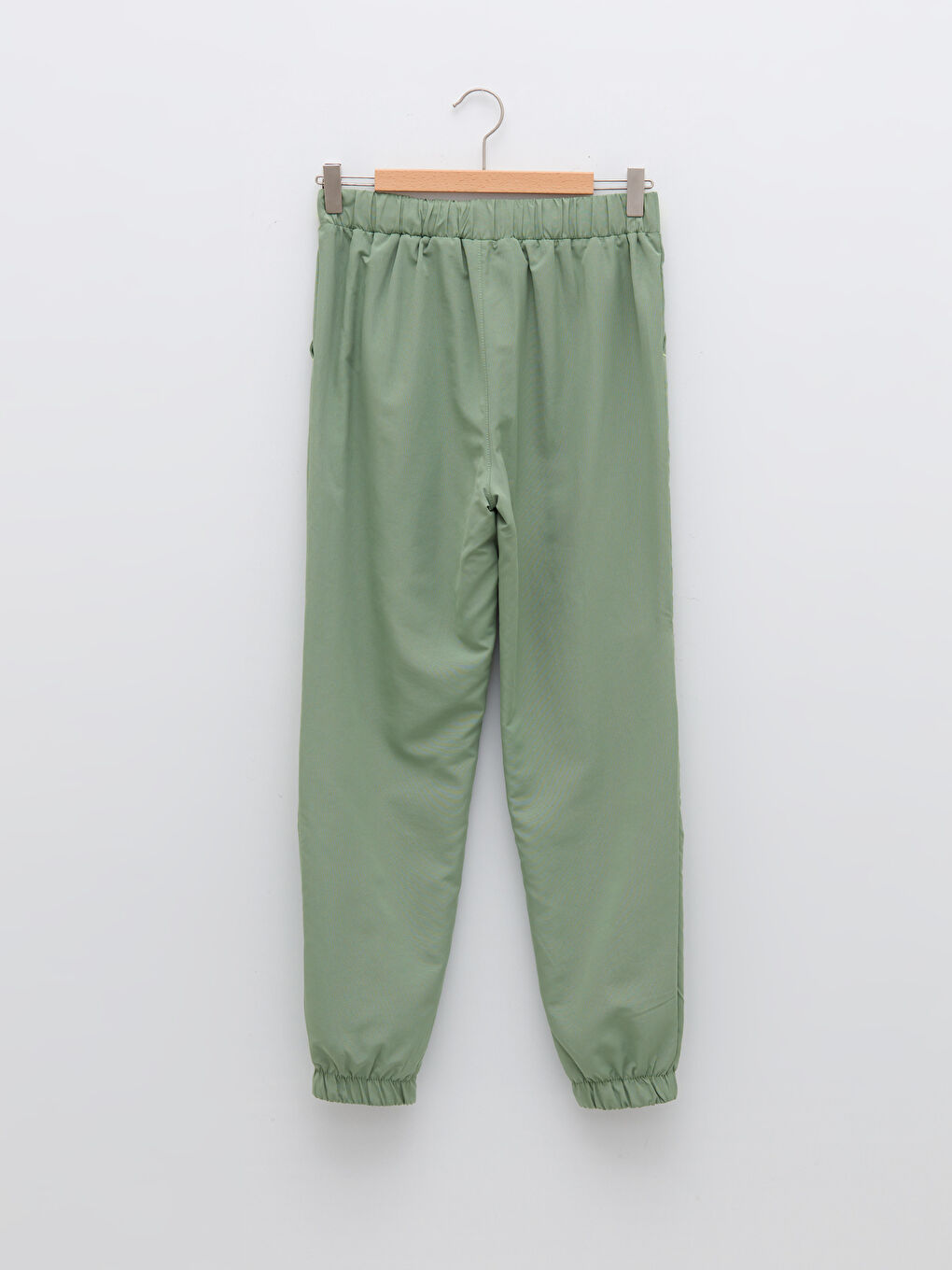 LCW Kids Elastic Waist Quilted Detailed Girl Jogger Pants -W1DB11Z4-GRW