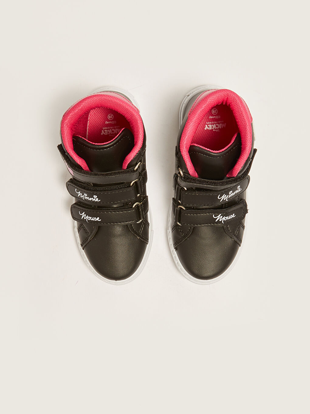 Лицензионные спортивные кроссовки для девочек с Минни Маус на липучке-1